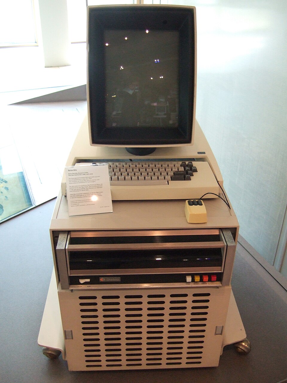 The Xerox Alto, the workstation used at PARC during the development of the Model Human Processor